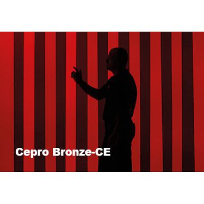 Сварочная защитная полотно «BRONZE-CE» CEPRO 2x570см (темно-красная, рулон 50мм, от сварочного излучения)