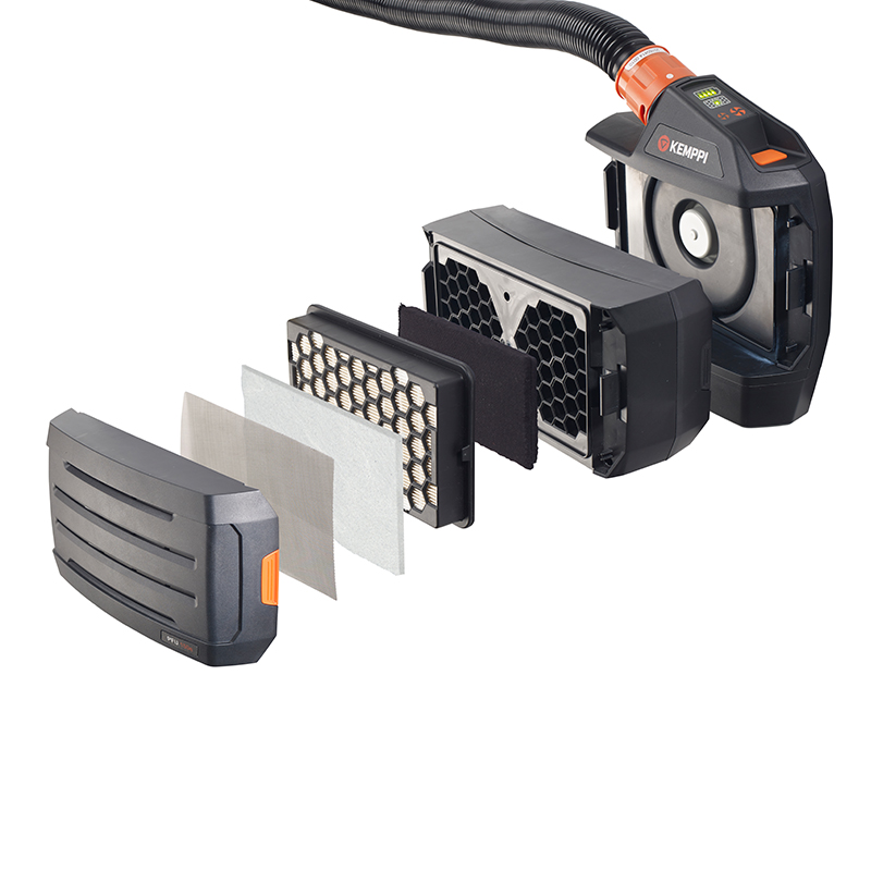 Маска сварщика Kemppi GAMMA GTH3 SFA+RSA 230 с турбоблоком (9-13 DIN, LiFE Color)