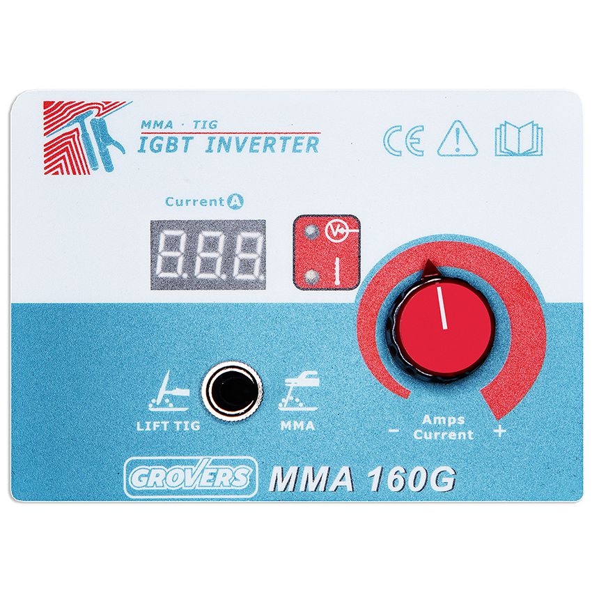 Сварочный инвертор GROVERS MMA 160 G professional (220В; 10-160А; 5кВт; 4,9кг)