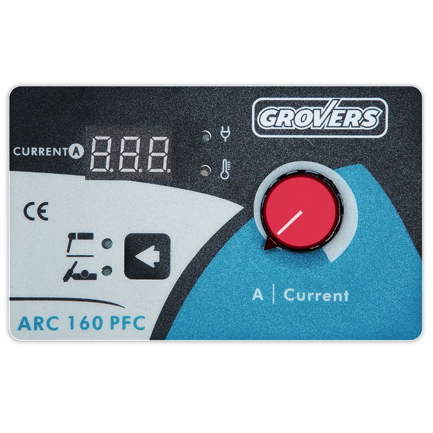 Сварочный инвертор GROVERS ARC 160 PFC (220В; 10-160А; 5кВт; 6кг)