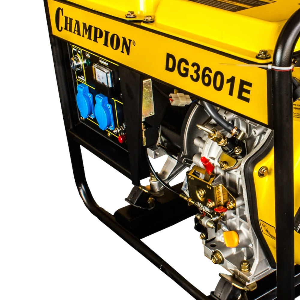 Электростанция DG3601E (220 В, дизель, электр.+р/старт), CHAMPION