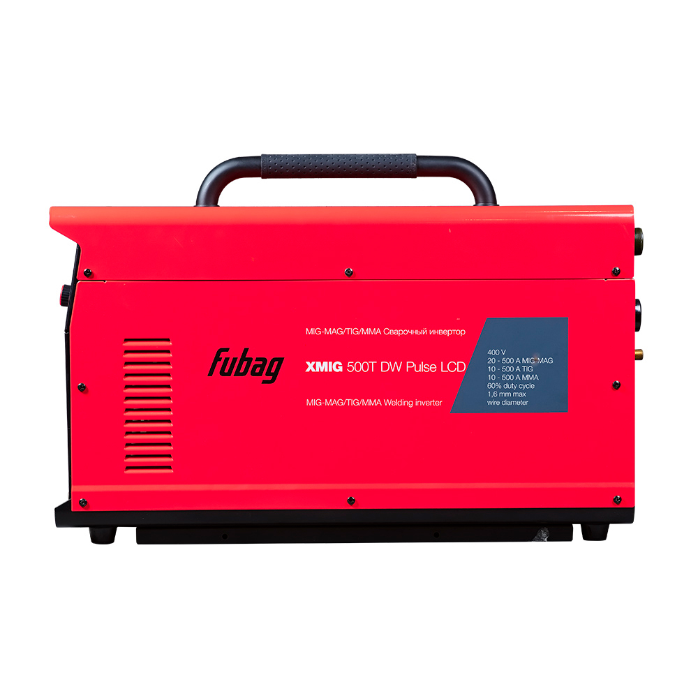Сварочный полуавтомат FUBAG XMIG 500T DW PULSE (380 В) + под. мех., горелка, шланг 5 м, блок охл., тележка