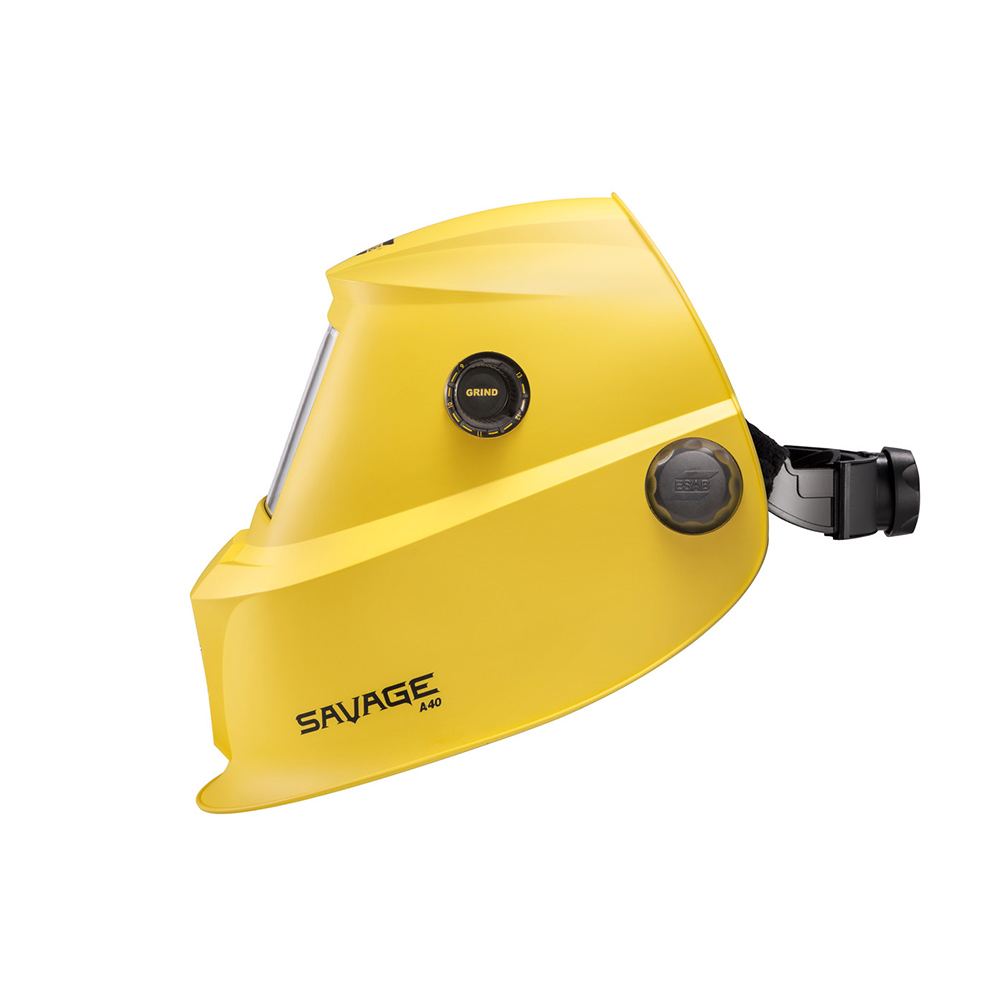 Маска сварщика ESAB Savage A40 желтая, сменные батареи (9-13 DIN)