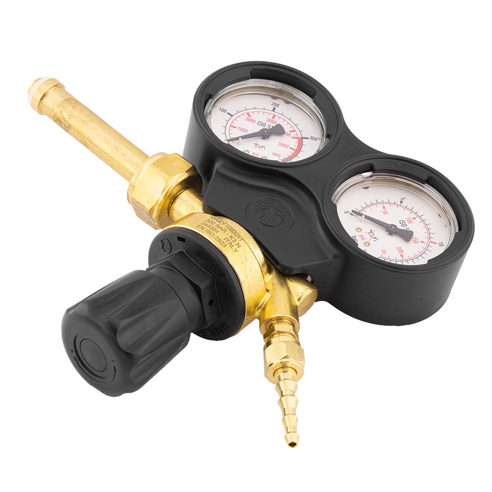 Редуктор защитные газы Oxyturbo MAXY SMART (аргон/CO2/гелий/воздух, 300/10 бар)