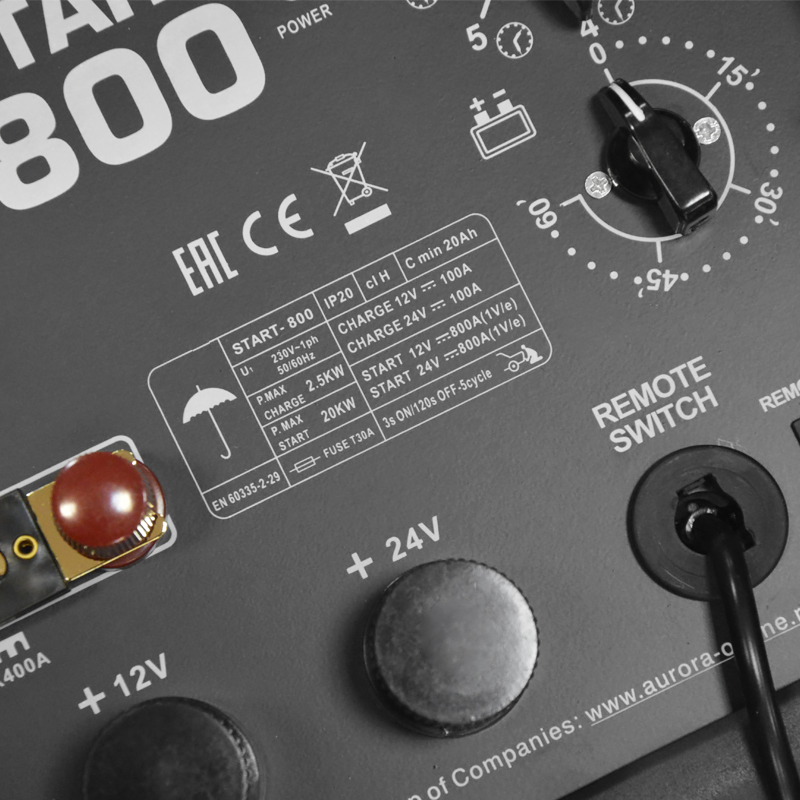 Пуско-зарядное устройство AURORA START 800 BLUE (ДУ)
