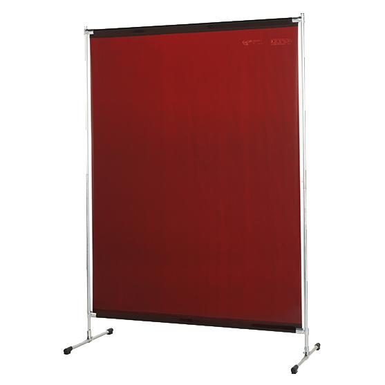 Защитный сварочный экран GAZELLE "BRONZE-CE" 1400x2000мм с темно-красной шторой