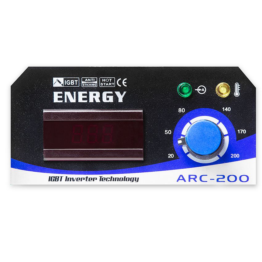Сварочный инвертор ARC-200 ENERGY (220В; 20-200А; 6,5кВт; 4,9кг)