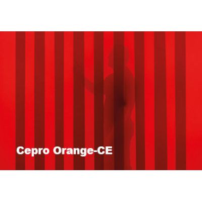 Сварочная защитная полотно «ORANGE-CE» CEPRO 2x570см (красная, рулон 50мм, от сварочного излучения)