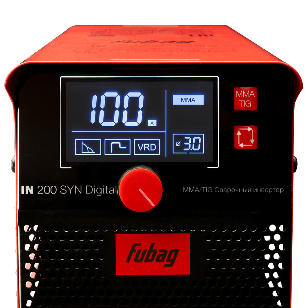 Сварочный инвертор FUBAG IN 200 SYN Digital (220 В)