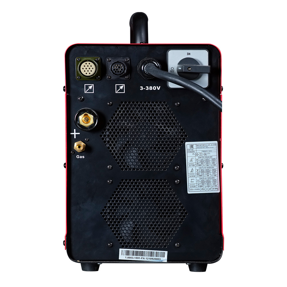Сварочный полуавтомат FUBAG XMIG 500T DW PULSE (380 В) + под. мех., горелка, шланг 5 м, блок охл., тележка