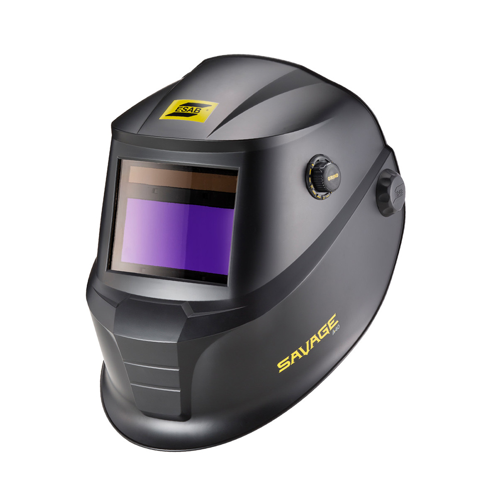 Маска сварщика ESAB Savage A40 чёрная, сменные батареи (9-13 DIN)