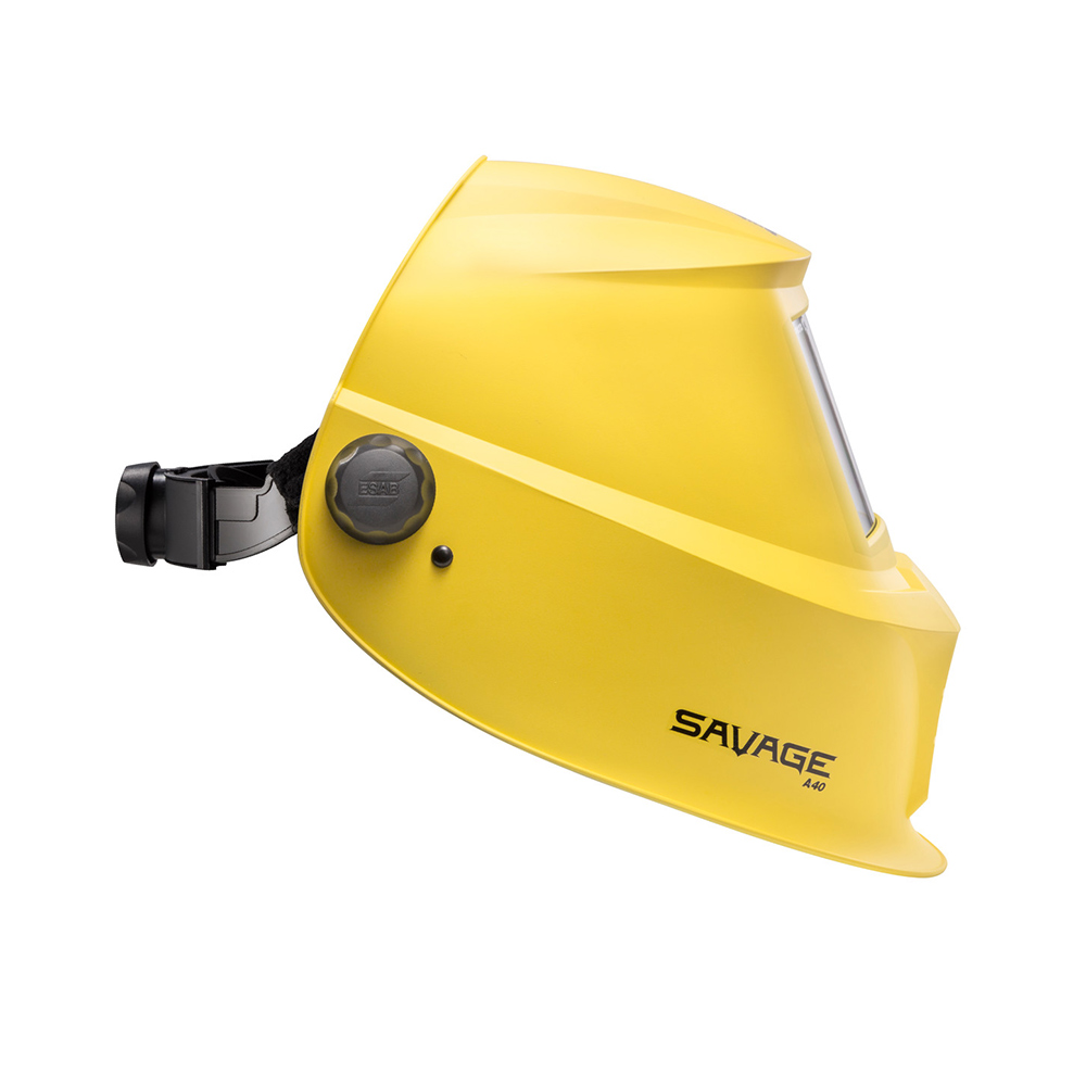 Маска сварщика ESAB Savage A40 желтая, сменные батареи (9-13 DIN)