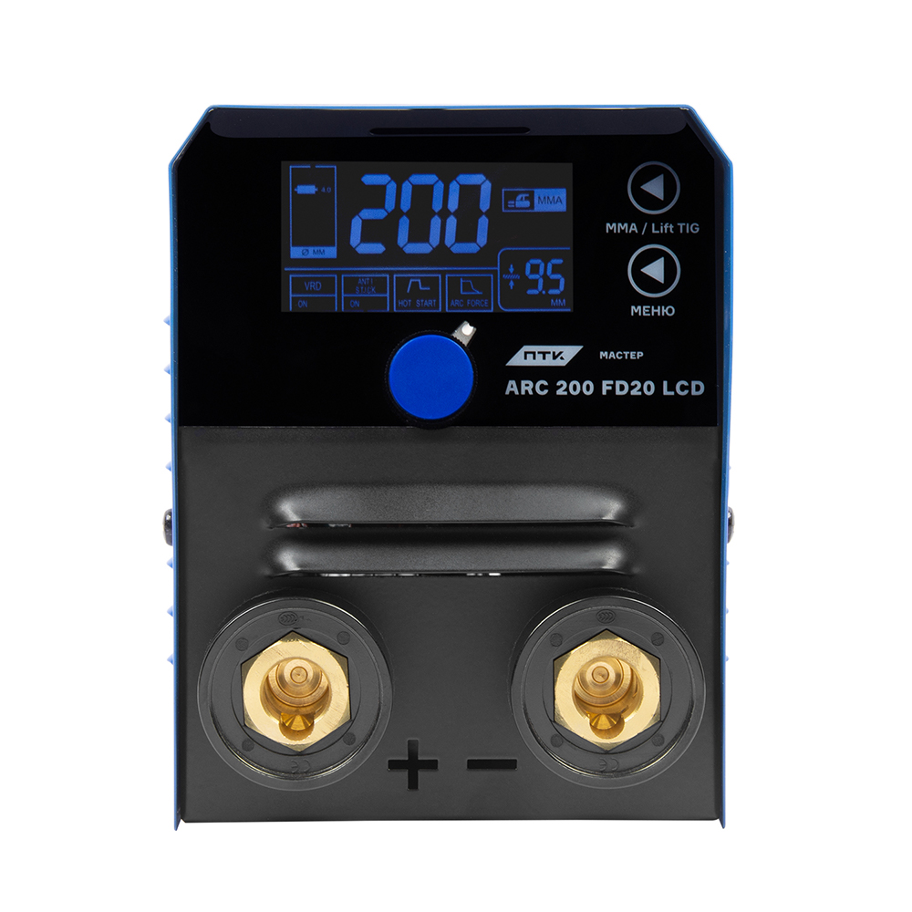 Сварочный инвертор ПТК МАСТЕР ARC 200 FD20 LCD (220 В)