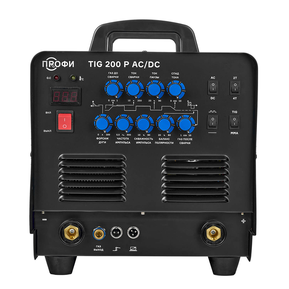 Установка аргонодуговая ПТК ПРОФИ TIG 200 P AC/DC (220 В)